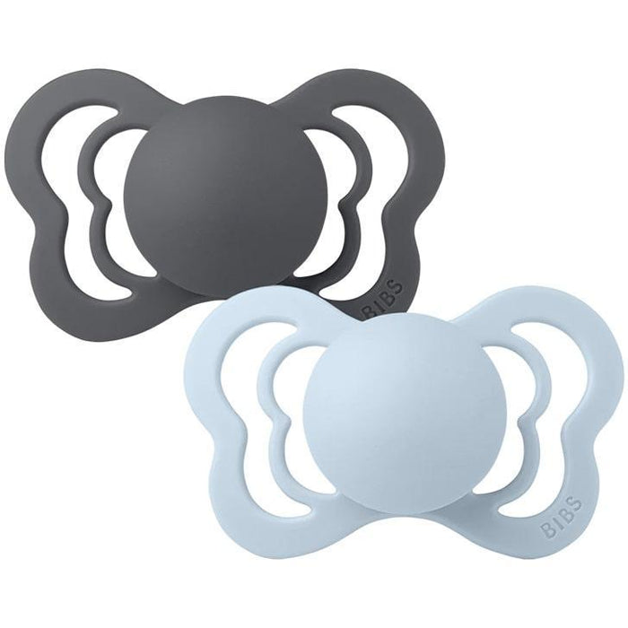Bibs® - Bibs Couture Natural LATEX Rubber Pacifiers - 2 Pack