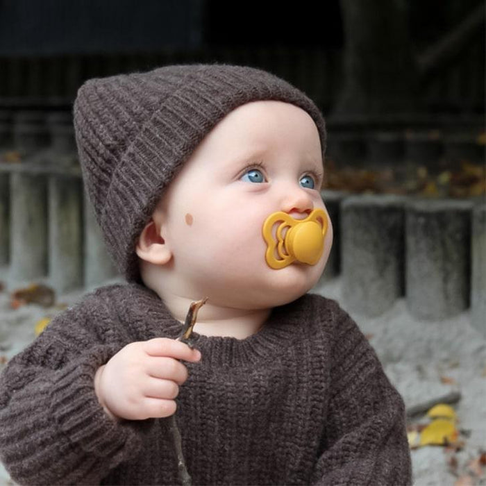 Bibs® - Bibs Couture Natural LATEX Rubber Pacifiers - 2 Pack