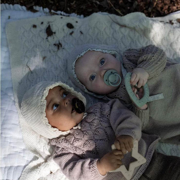 Bibs® - Bibs De Lux Natural Rubber Pacifiers - 2 Pack