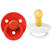 Bibs® - Bibs Natural Latex Rubber Pacifiers | ROUND Nipple | 2 COLORS in 1 Pack