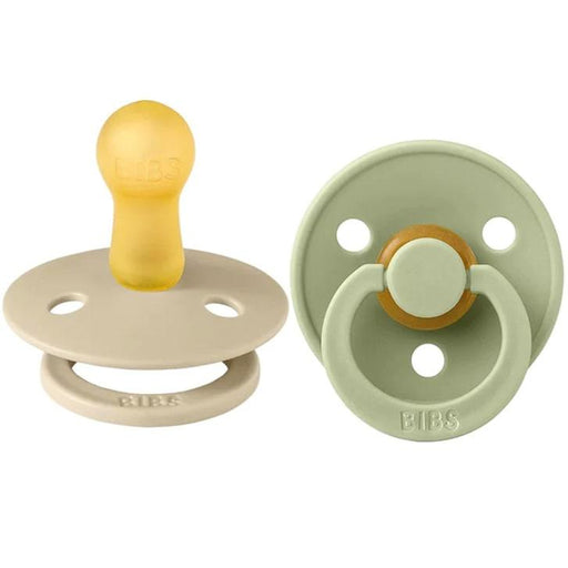 Bibs® - Bibs Original Natural Rubber Pacifiers - 2 Pack - 2 Colors