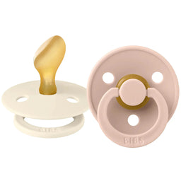 Bibs® - BIBS Original | Natural Rubber | Latex Pacifiers - ANATOMICAL Nipple | 2 Pack