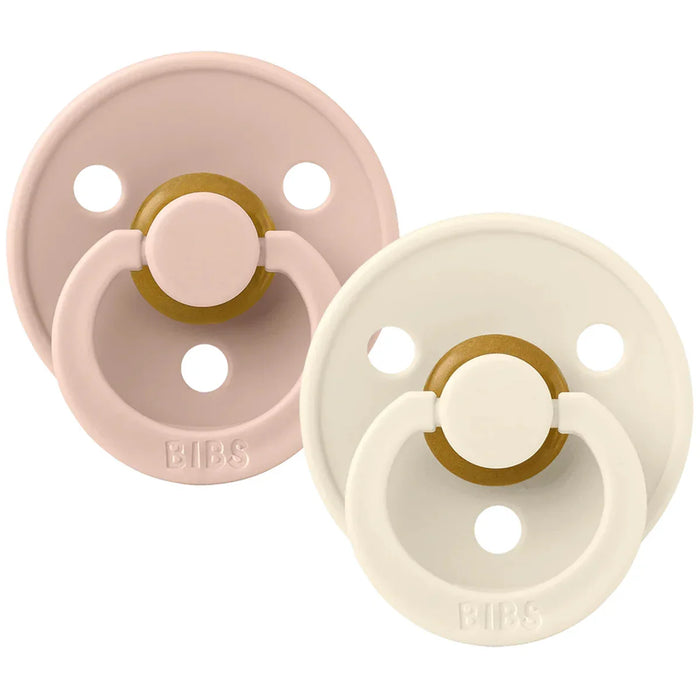 Bibs® - BIBS Original | Natural Rubber | Latex Pacifiers - ANATOMICAL Nipple | 2 Pack