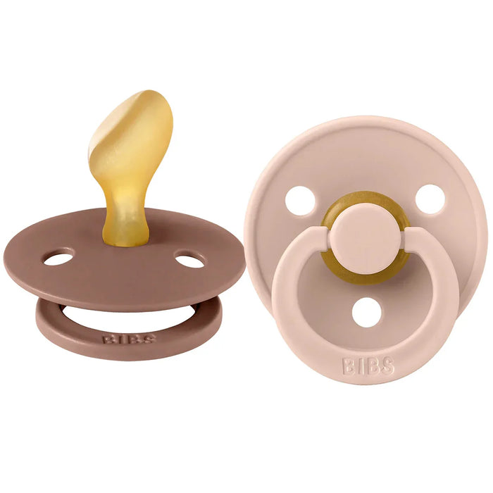 Bibs® - BIBS Original | Natural Rubber | Latex Pacifiers - ANATOMICAL Nipple | 2 Pack