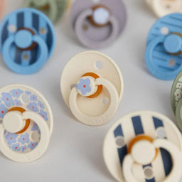 Bibs® - BIBS Original | STUDIO COLLECTION | Natural Rubber | Latex Pacifiers - Round Nipple | 2 Pack