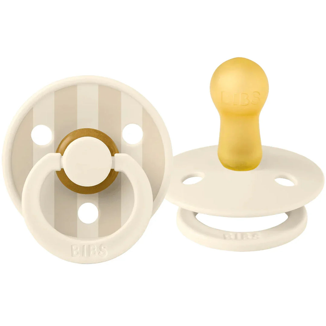 Bibs® - BIBS Original | STUDIO COLLECTION | Natural Rubber | Latex Pacifiers - Round Nipple | 2 Pack
