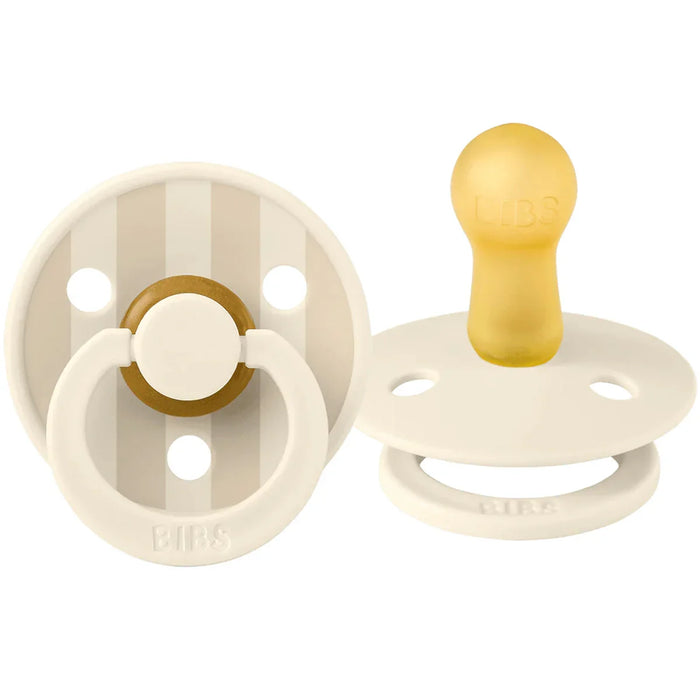 Bibs® - BIBS Original | STUDIO COLLECTION | Natural Rubber | Latex Pacifiers - Round Nipple | 2 Pack