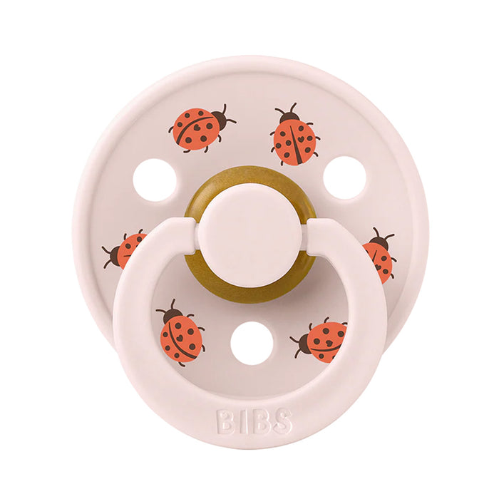 BIBS Original | STUDIO COLLECTION | Natural Rubber | Latex Pacifiers - Round Nipple | 2 Pack