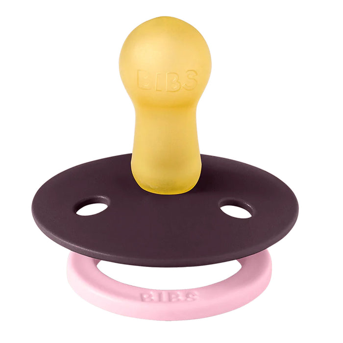 BIBS Original | STUDIO COLLECTION | Natural Rubber | Latex Pacifiers - Round Nipple | 2 Pack