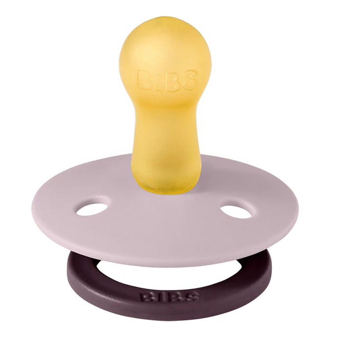 BIBS Original | STUDIO COLLECTION | Natural Rubber | Latex Pacifiers - Round Nipple | 2 Pack