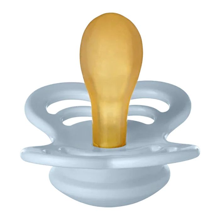 Sucettes Collection SUPREME de BIBS | Caoutchouc latex naturel | Tétine plate - Lot de 2