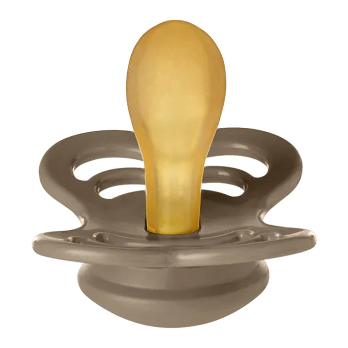 Sucettes Collection SUPREME de BIBS | Caoutchouc latex naturel | Tétine plate - Lot de 2