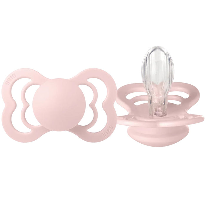 Sucettes Collection SUPREME de BIBS | SILICONE | Tétine plate - Lot de 2