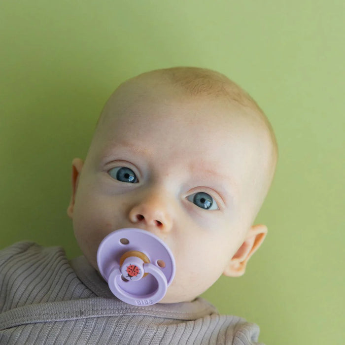 BIBS Original | STUDIO COLLECTION | Natural Rubber | Latex Pacifiers - Round Nipple | 2 Pack