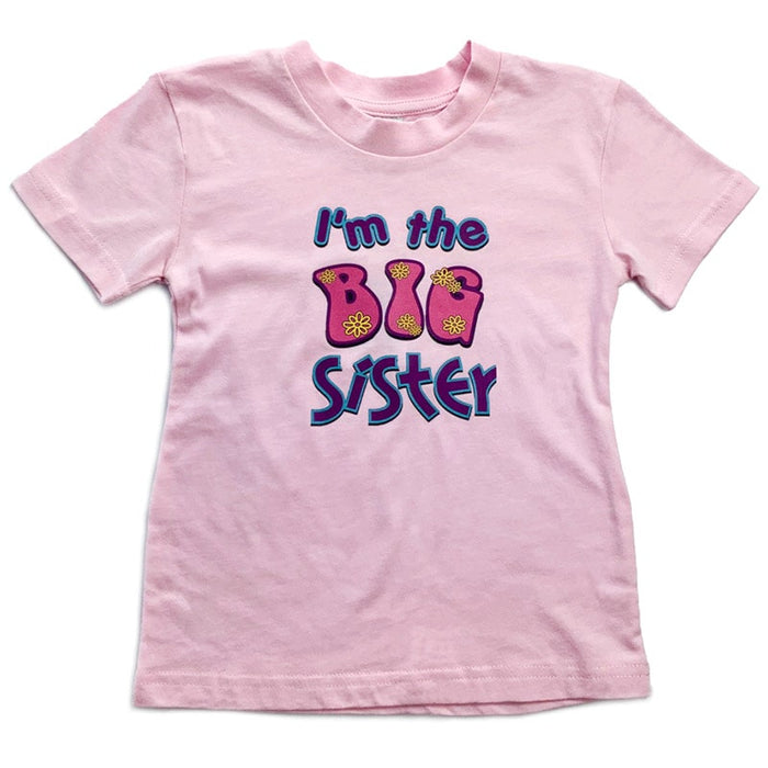 Pam Toddlers & Kids Big Sister T-Shirt - Light Pink