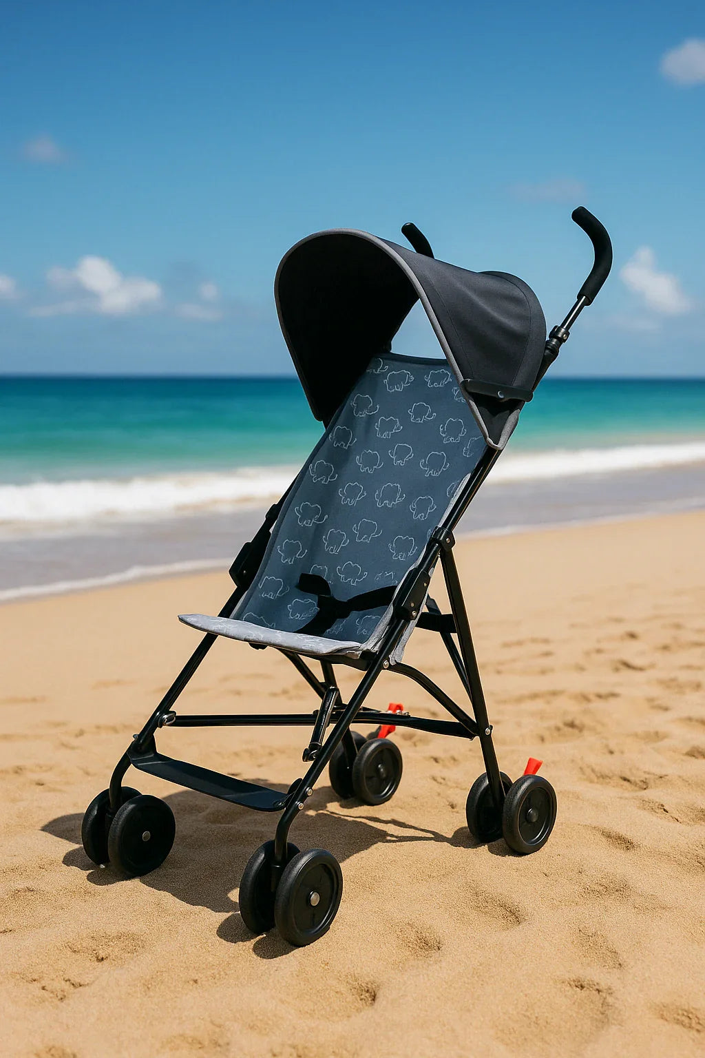 BILY® - Bily Umbrella Stroller - Grey Elephants