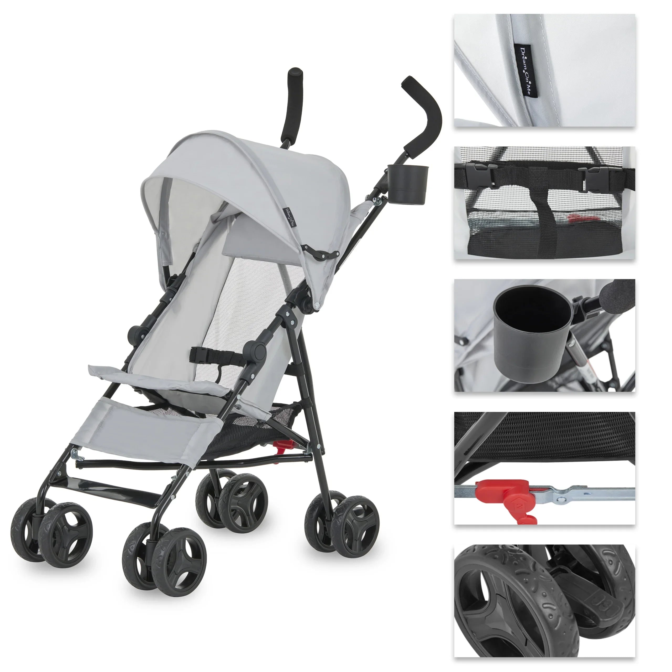 BILY® - Dream On Me Rover Convenience Stroller – Lightweight Umbrella Travel Stroller