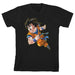 Bioworld Dragon Ball Z Goku tee featuring Goku in an action pose printed on a black t-shirt.
