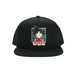 Bioworld Dragon Ball Z Goku Kanji snapback hat featuring Goku graphic on the front, displayed on white background.