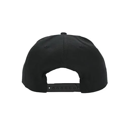 Bioworld Dragonball Z Goku Kanji snapback hat shown from the back with adjustable closure.