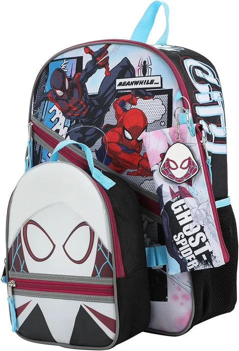Bioworld® Spider-Man & Ghost-Spider 5-Piece Backpack Set