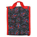 Bioworld Marvel Spiderman Miles Morales kids backpack with web and Spiderman print, shown upright.
