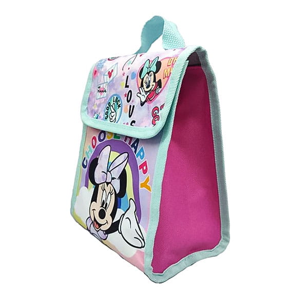 Bioworld Disney Minnie Mouse Rainbow 5 Piece Kids 16" Backpack Set