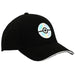 Bioworld Pokémon Black Elite Holographic Pokéball Snapback Hat with holographic Pokéball on front