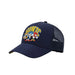 Bioworld Sonic the Hedgehog mesh snapback hat displayed on a plain white background.