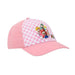 Bioworld Super Mario Bros Checkers Youth Snapback Hat with pink checker design and character graphics.