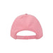 Bioworld Super Mario Bros. Checkers youth snapback hat shown from the back with adjustable strap.