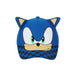 Bioworld Sonic the Hedgehog kids hat with 3D ears and checkered brim shown on a white background.