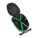 Bioworld Minecraft LED scooter luggage shown open with visible interior straps and handlebar.