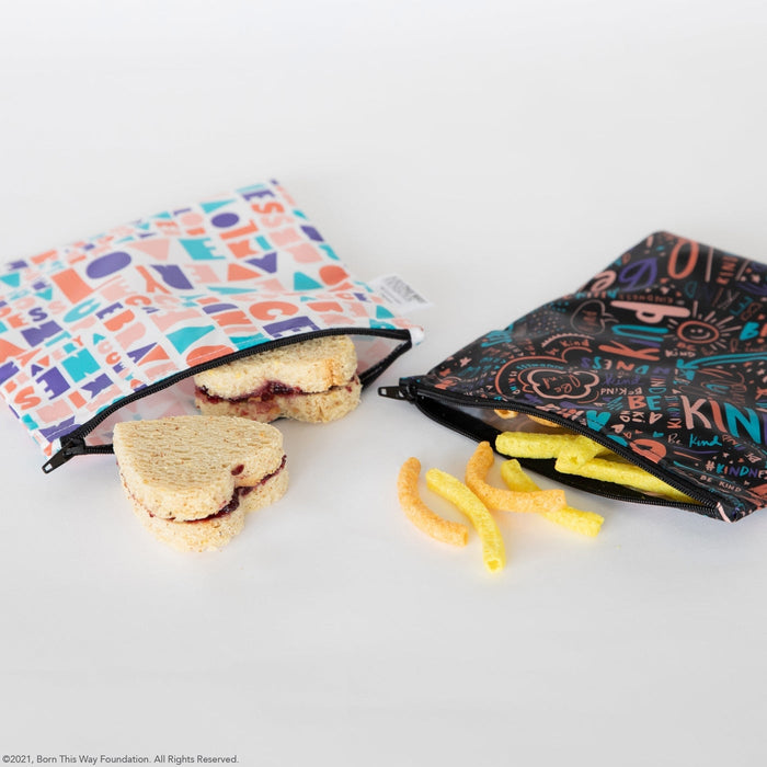 Bumkins Reusable Snack Bag Large 2Pk