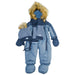 Blizz - Blizz Baby Boys Blue Snow Suit - 1 piece - (6m to 24m) - 24WBLI3423