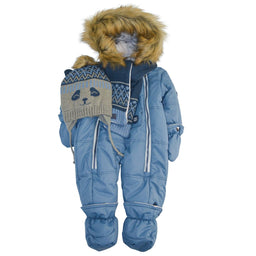 Blizz - Blizz Baby Boys Panda Theme Snow Suit - 1 piece - (3m to 24m) - 22WBLI3215