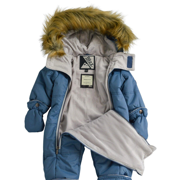 Blizz - Blizz Baby Boys Panda Theme Snow Suit - 1 piece - (3m to 24m) - 22WBLI3215