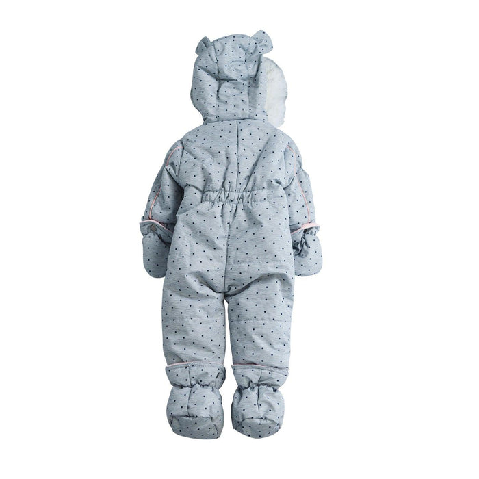 Blizz - Blizz Baby Girls Grey Cat Snow Suit - 1 piece - (12m & 18m) - 21WBLI5114