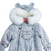 Blizz - Blizz Baby Girls Grey Cat Snow Suit - 1 piece - (12m & 18m) - 21WBLI5114