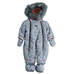 Blizz - Blizz Baby Girls Hearts Snow Suit - 1 piece - (3m to 24m) - 22WBLI5210
