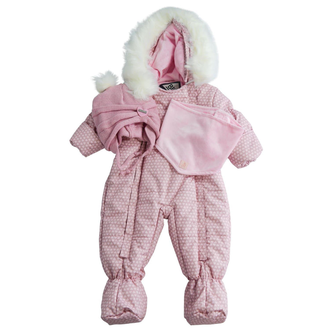 Blizz - Blizz Baby Girls Little Hearts Snow Suit - 1 piece - (3m to 9m) - 22WBLI5221