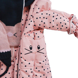 Blizz - Blizz Baby Girls Pink Kitty Cat Snow Suit - 1 piece - (3m to 24m) - 22WBLI5226