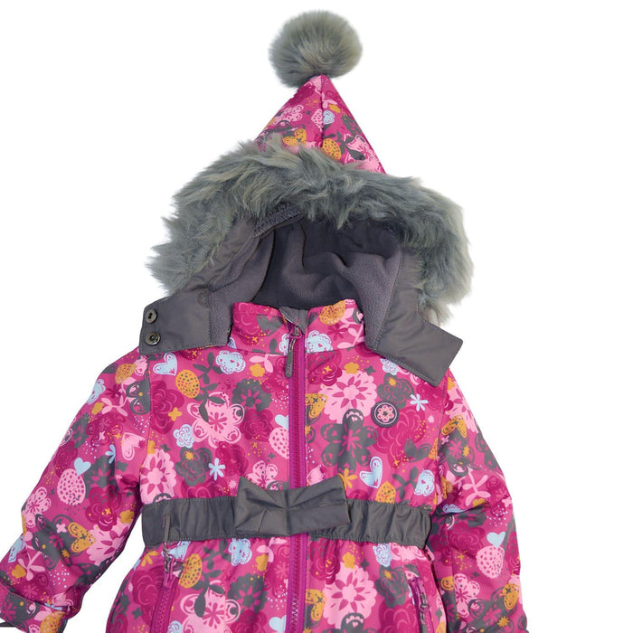 Blizz - Blizz Toddler Girls with Pointy Hood Snow Suit (18m & 24m) - 22WBLI5223