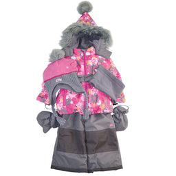 Blizz - Blizz Toddler Girls with Pointy Hood Snow Suit (18m & 24m) - 22WBLI5223