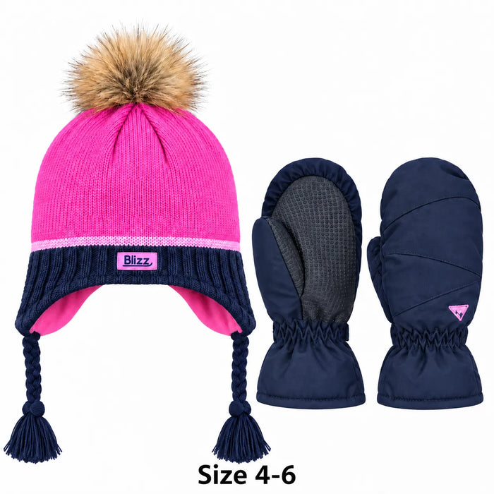 Blizz® Girls 2-Piece Snowsuit Set with Winter Accessories – Bonbon | Sizes 4–16 | Style 26WBLI5609