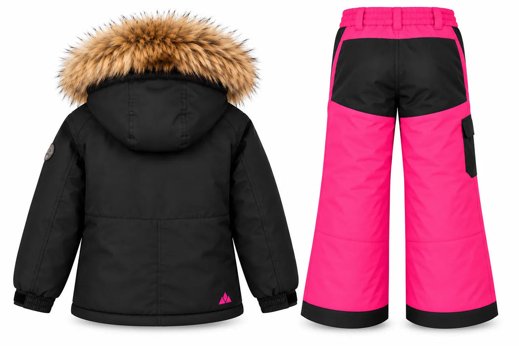 Habit de neige 2 pièces pour fille Blizz® | Anthracite/Rose | Style 26WBLI5604 | Tailles 4–16