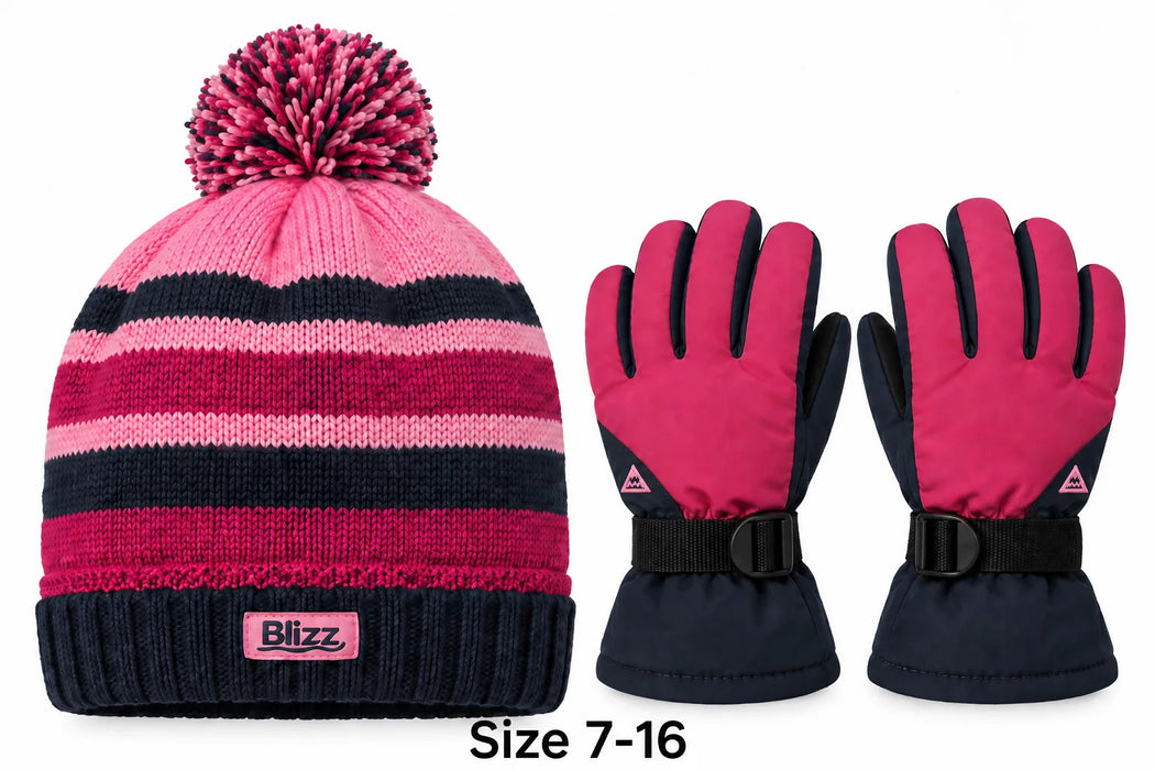 Blizz® Girls 2-Piece Snowsuit – Raspberry | Sizes 4–16 | Style 26WBLI5605
