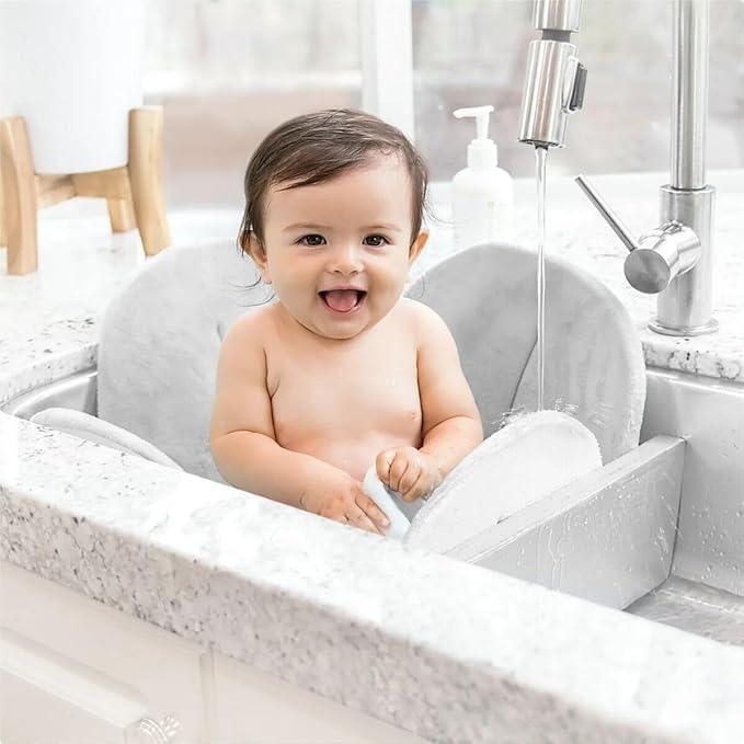 Blooming Bath® - Blooming Baby Poppy Bath Cushion – Plush Infant Bath Support