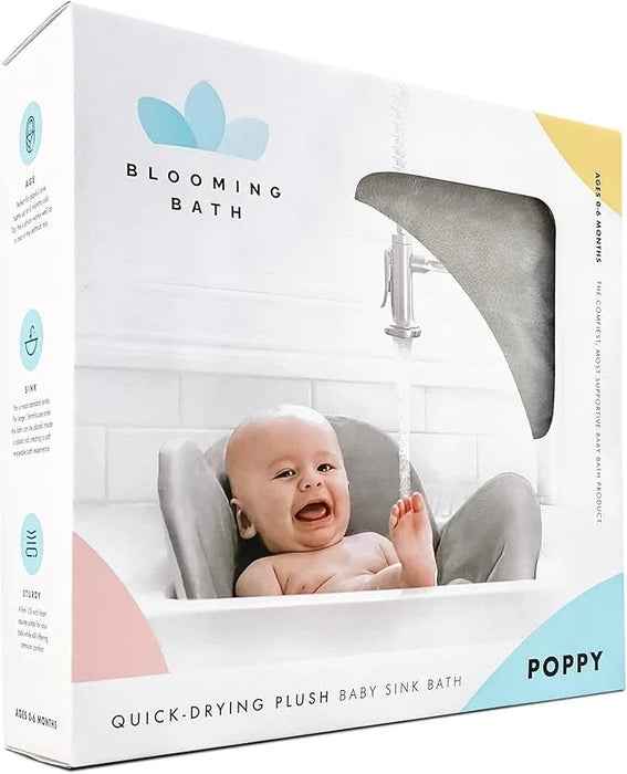 Blooming Bath® - Blooming Baby Poppy Bath Cushion – Plush Infant Bath Support