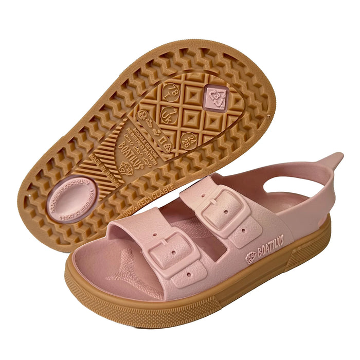 Boatilus® Irkyveg Eco-Friendly Kids Sandals – Recyclable, Lemon-Scented, Ultra-Flexible Comfort Kisa Sizes 24-35